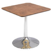 Mesa Side Table, Walnut veneer