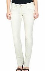 Body slim cut straight pale grey jeans