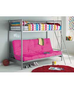 Bunk Bed with Futon & Trizone Mattress