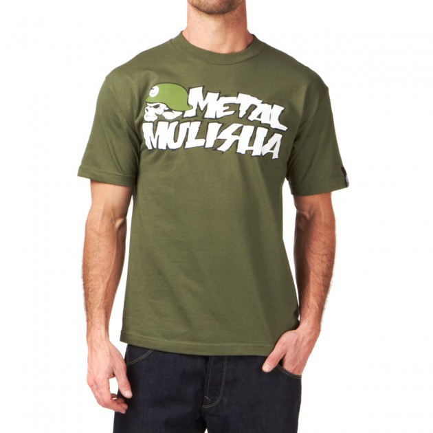 Mens Metal Mulisha Og Icon T-Shirt - Military