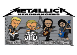 Metallica Headbangers Poster