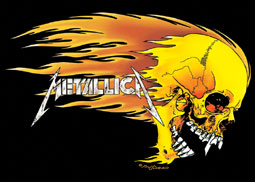 Metallica Skull & Flames Poster