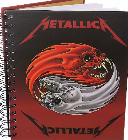 Metallica Spiral Bound A5 Notebook