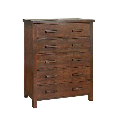 Metro Oak Bedroom Furniture Metro Oak Chest 5 Drawer