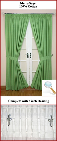 Sage Curtains
