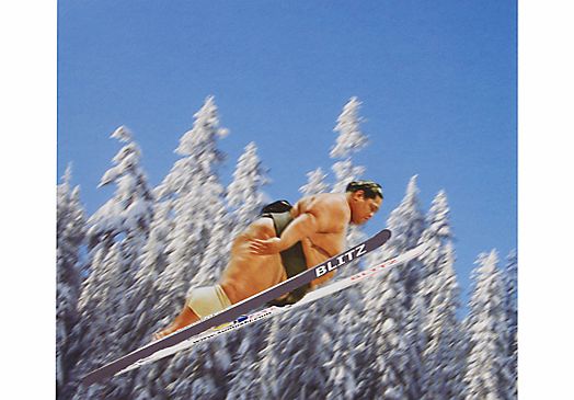 Summo Ski Jump Greeting Card