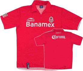 Mexican teams Atletica Toluca home 2004