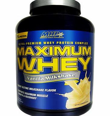 MHP Maximum Whey 2.2kg Vanilla Protein Shake