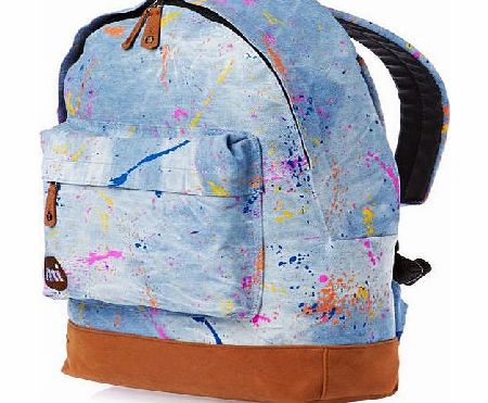 Mi-Pac Premium Splattered Backpack - Stonewash