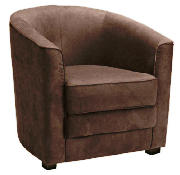 Miami Fabric Chair, Brown
