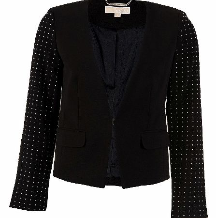 Michael Kors Black Studded Blazer