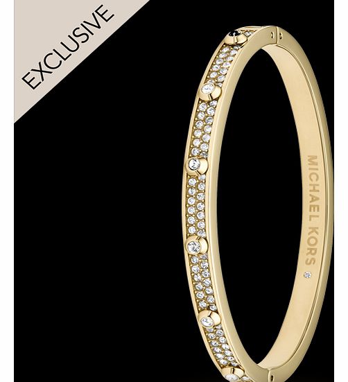 Exclusive - Michael Kors Gold Coloured Crystal
