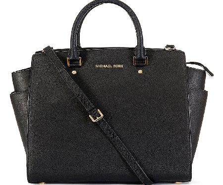 Michael Kors Large Selma Tote Handbag Black