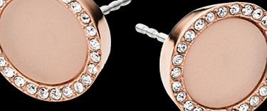Michael Kors Rose Gold Tone Blush Stud Earrings