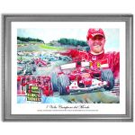 Michael Schumacher 7 Volte Campione del Mondo limited edition print