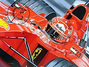 Colin Carter - Italian Dream - Michael Schumacher Japanese GP 2000 Ltd Ed 250 Shipped in protective