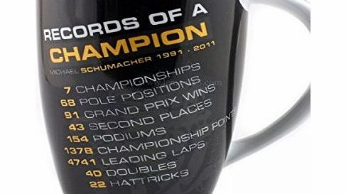Michael Schumacher Collection F1 Mug Records of a Champion