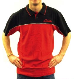 Michael Schumacher Button Neck Polo Shirt (Black)