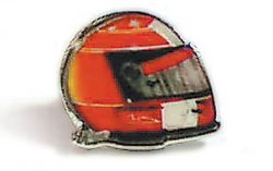 Michael Schumacher Helmet Pin Badge