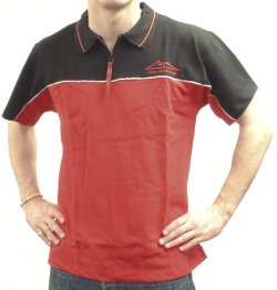 Michael Schumacher Zip Polo Shirt (Black)