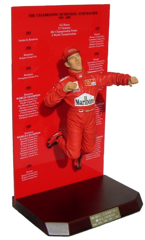 Michael Schumacher Schumacher Podium Leap Statue