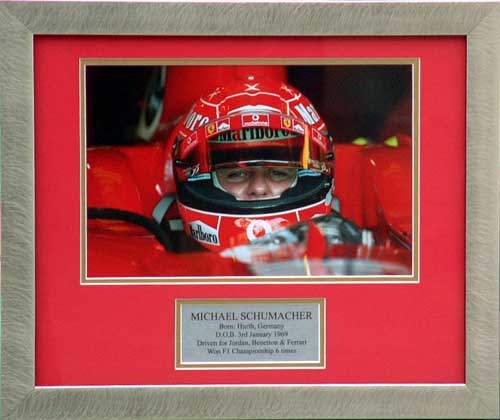 Michael Schumacher special edition photo presentation