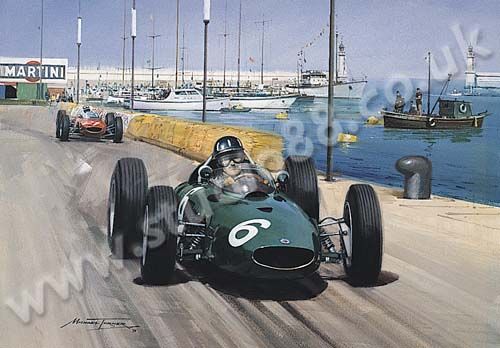 Michael Turner Master of Monaco - Graham Hill Print