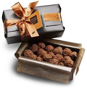 Chocolate truffles gift box