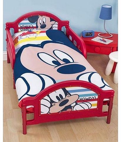 Mickey Mouse Play 4 in 1 Junior Bed Set (Duvet, Pillow, Covers)