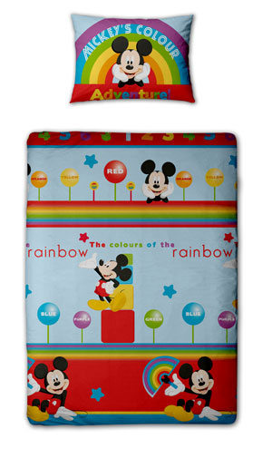 Mickey Mouse Single Duvet Cover Set