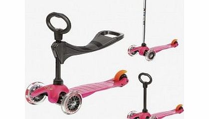 Micro 3 in 1 Mini Micro Scooter - Pink `One size