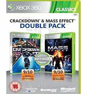 Microsoft CRACKDOWN AND MASS EFFECT DOUBLE PACK on Xbox 360