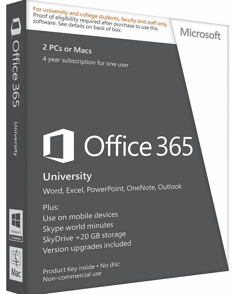 Microsoft OFFICE-UNI-4YR Computer Accessories