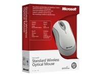 Microsoft Standard Wireless Optical White Scroll Mouse