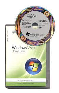 Windows Vista Home Basic 64-bit DVD - OEM