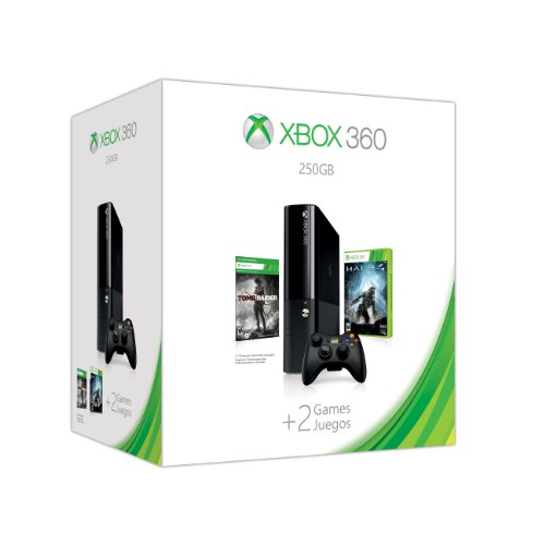 Microsoft Xbox 360 250GB Console   Halo 4   Tomb Raider Value Bundle (Xbox 360)