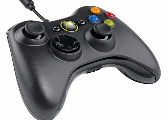 Xbox 360 Wired Controller - Black