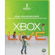 Xbox Live 1 Month Gold Membership Digital