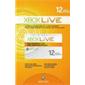 Xbox Live 12 month Gold Membership card