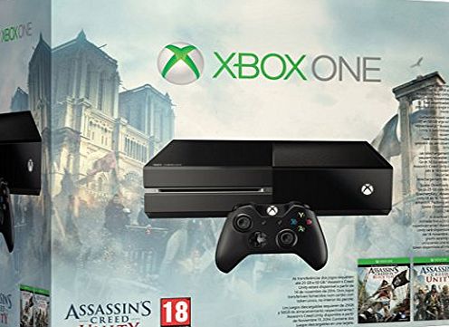 Xbox One Console with Assassins Creed and Call