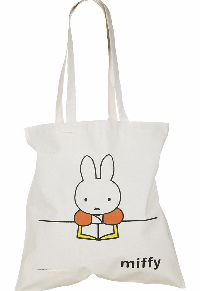 MIFFY Reading Canvas Tote Bag