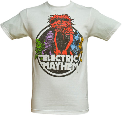 Electric Mayhem Men` Animal Muppets T-Shirt from Mighty Fine