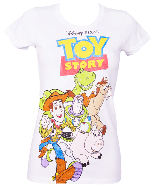 Ladies Toy Story Group T-Shirt from Mighty Fine