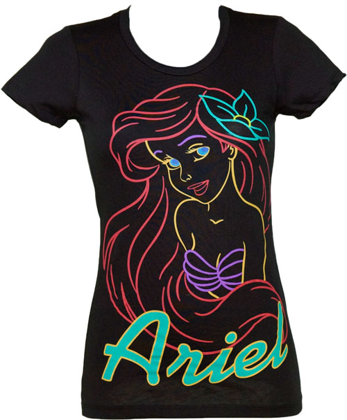 Neon Ladies Little Mermaid T-Shirt from Mighty Fine