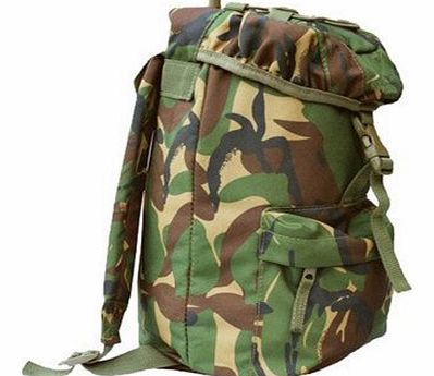 Kids Boys DPM Camo Army Rucksack Fancy Dress Up Costume Soldier Military Outfit