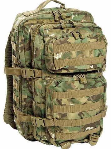Mil-Tec Army Patrol Rucksack Assault Backpack Combat MOLLE Pack Hiking 36l Arid Woodland Camo