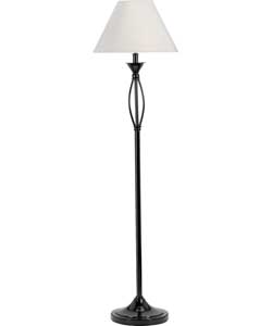 Milan Black Floor Lamp