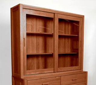 milan Dark Oak Sideboard Dresser Top - 1350mm