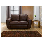 Milano leather sofa regular, chocolate