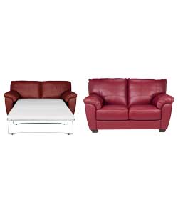 Sofabed and Regular Sofa - Red